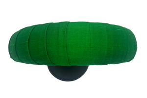 Melanie Croissant Headband Dupion Evergreen