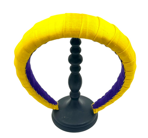 Melanie Croissant Headband Dupion Sunglow Yellow