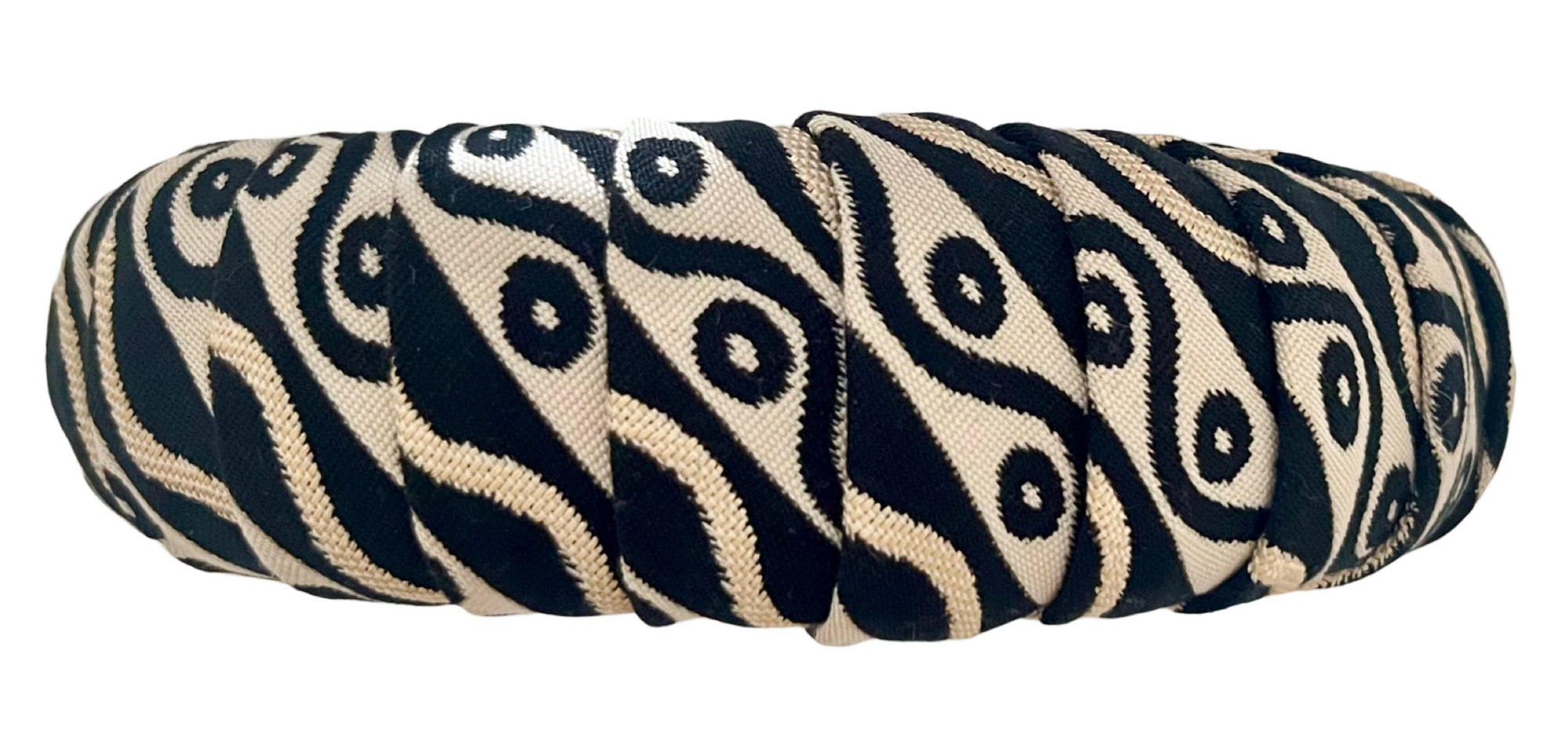 Luxury Design heabdband black and white damask chic Wiener Werkstätten