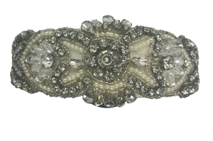 Violetta Most Precious Headband Glitz Dupion White