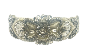 Violetta Most Precious Headband Glitz Dupion White