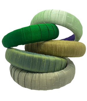 Melanie Croissant Headband Oregano Green