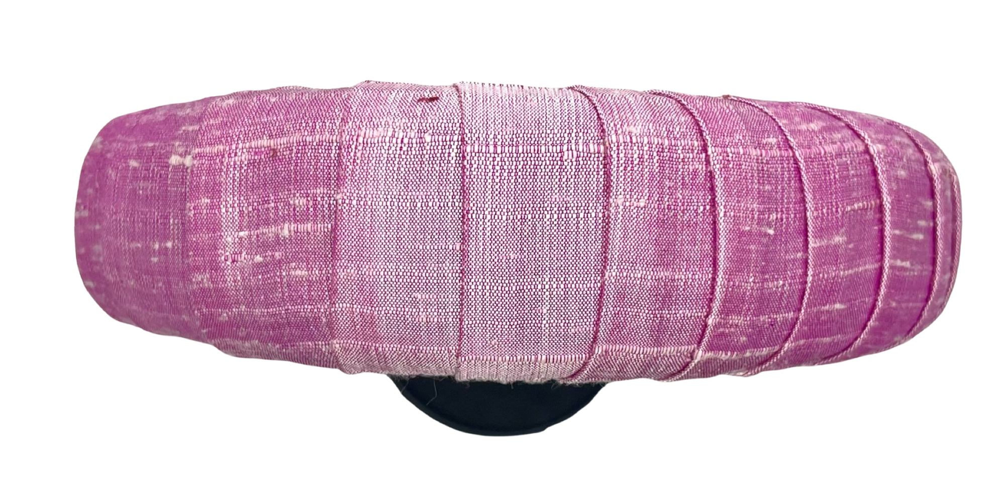 Melanie Croissant Headband Dupion Morning Glory Pink