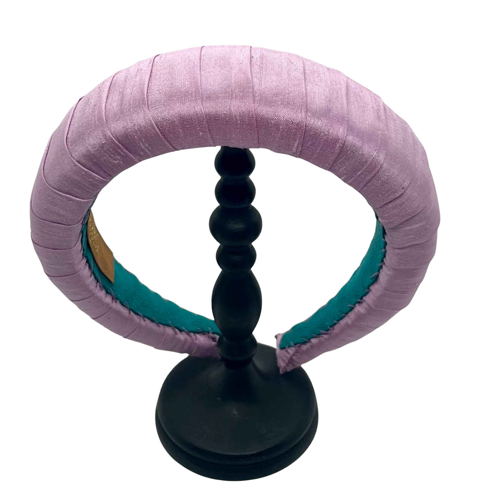 Melanie Croissant Headband Dupion Lilac