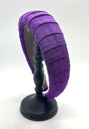 Melanie Croissant Headband Midnight Purple