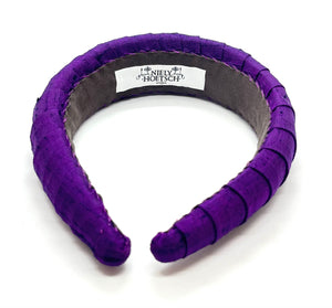 Melanie Croissant Headband Midnight Purple