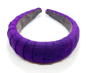Melanie Croissant Headband Midnight Purple