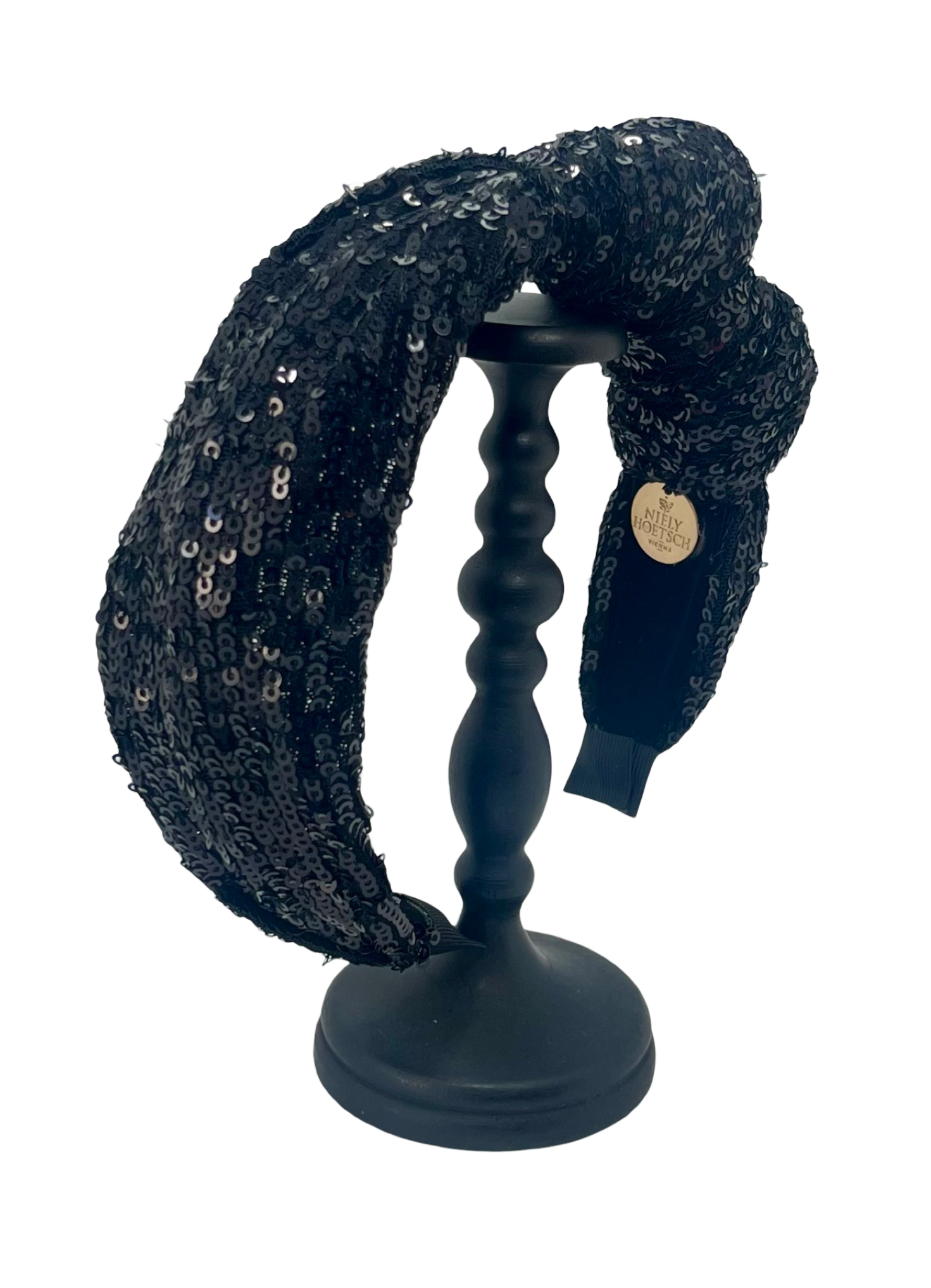 Emmie Flicker Knot Headband Noir