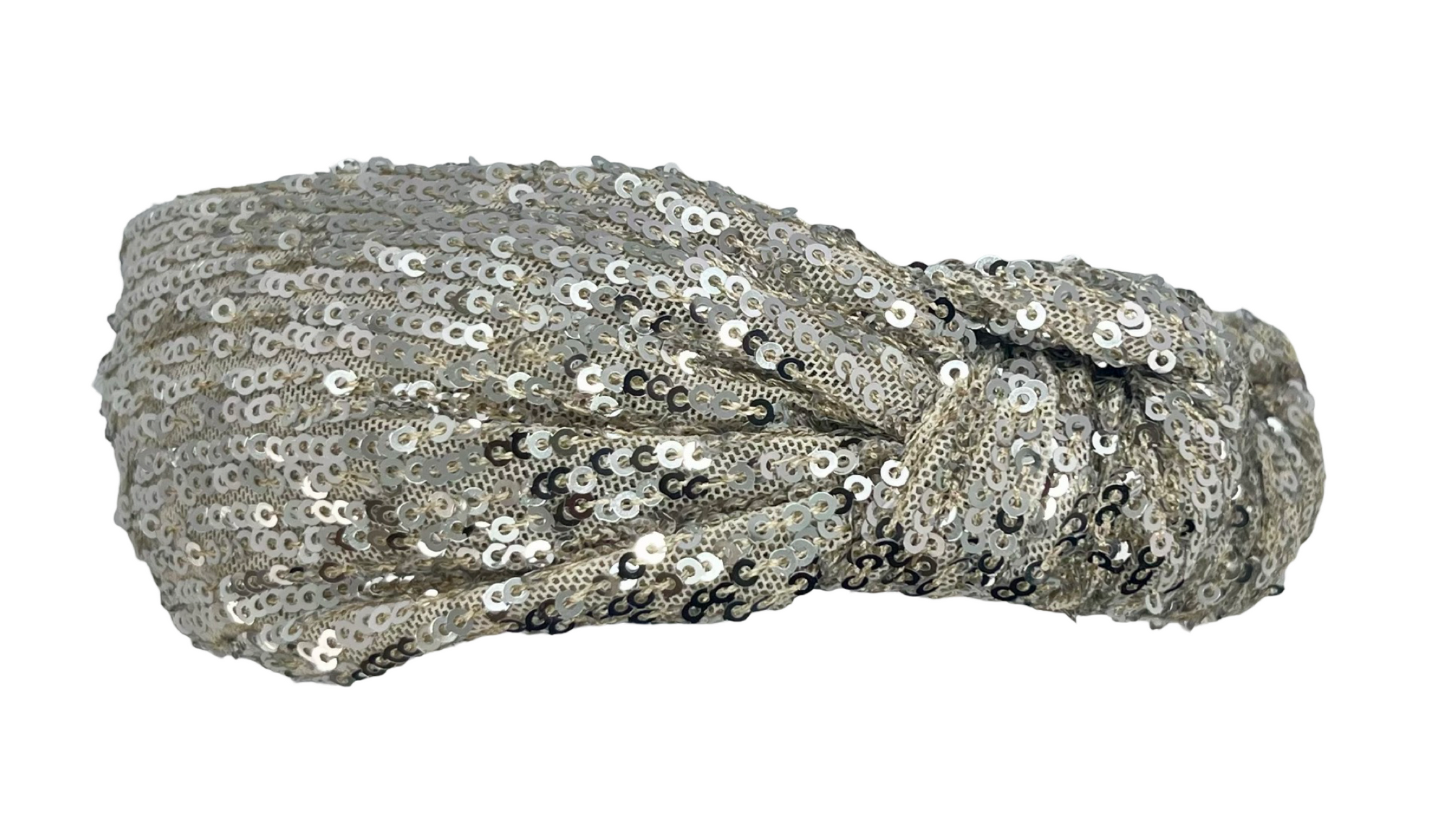 Emmie Flicker Knot Headband Silver Latte