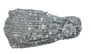 Emmie Flicker Knot Headband Silver Soft