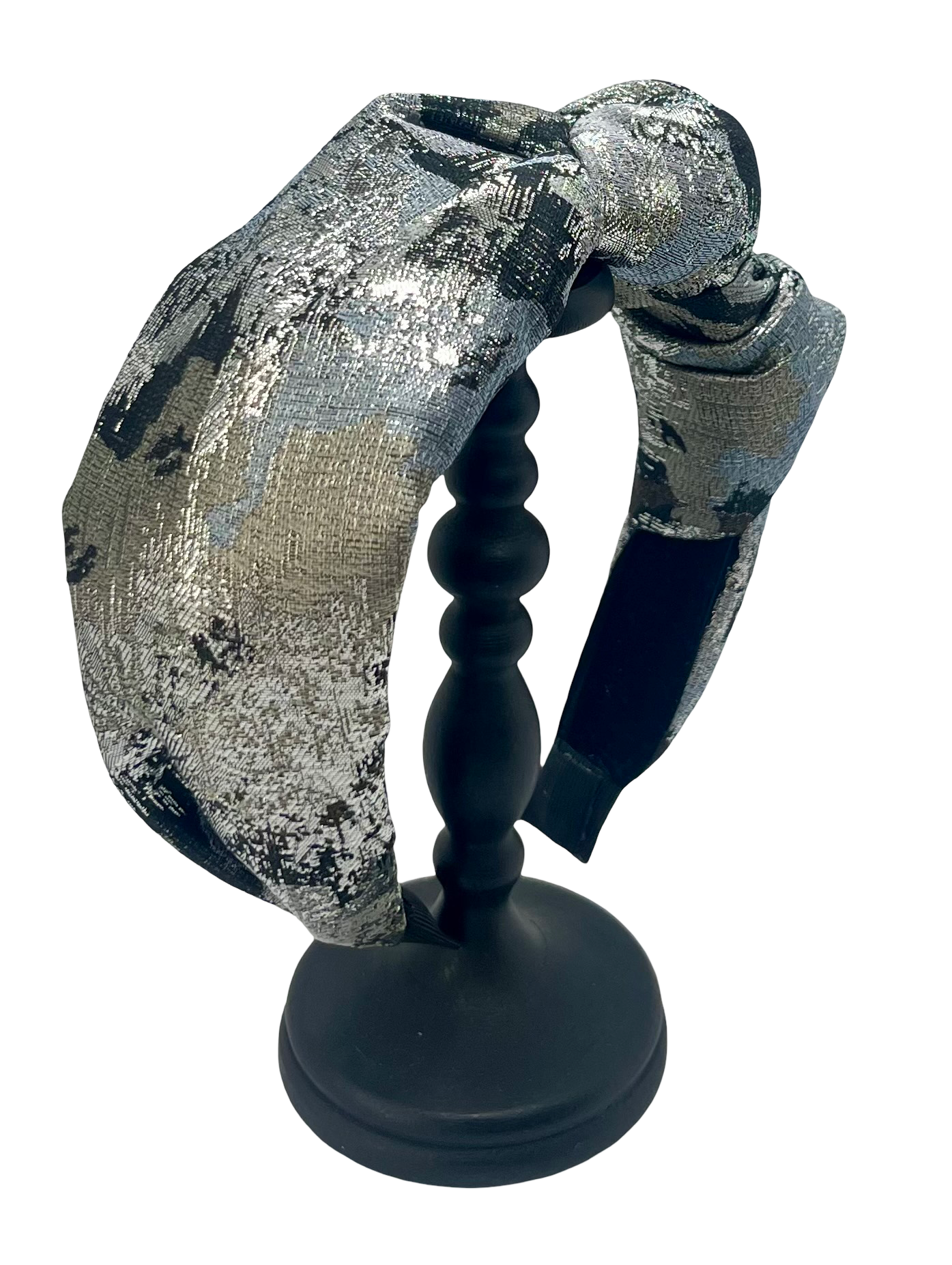 Merriwether Luster Knot Headband Mercury