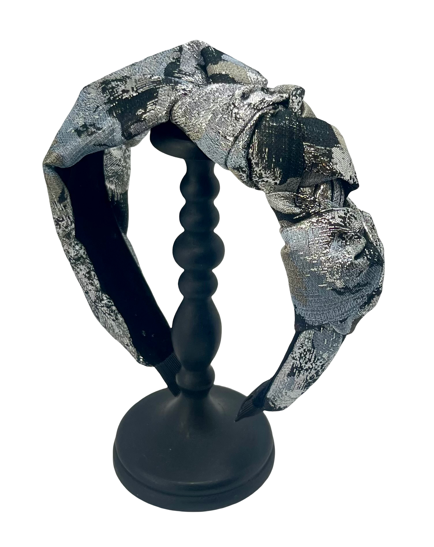 Merriwether Luster Knot Headband Mercury