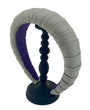 Mammy Croissant Headband Linien Verdigris