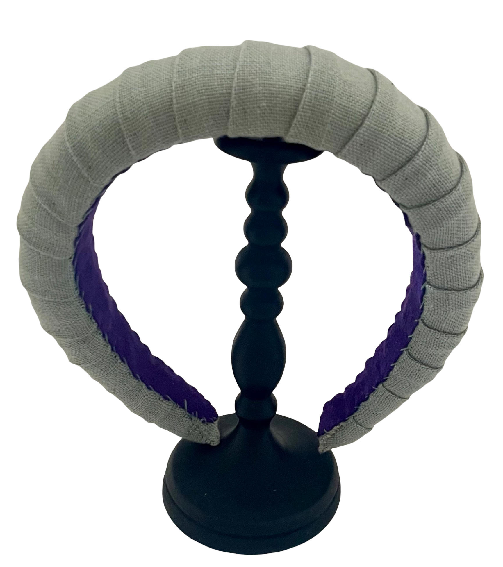 Mammy Croissant Headband Linien Verdigris