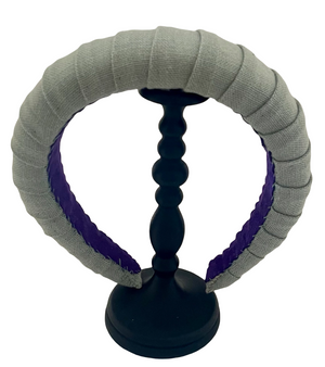 Mammy Croissant Headband Linien Verdigris