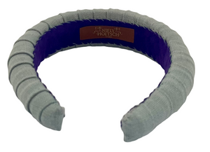 Mammy Croissant Headband Linien Verdigris