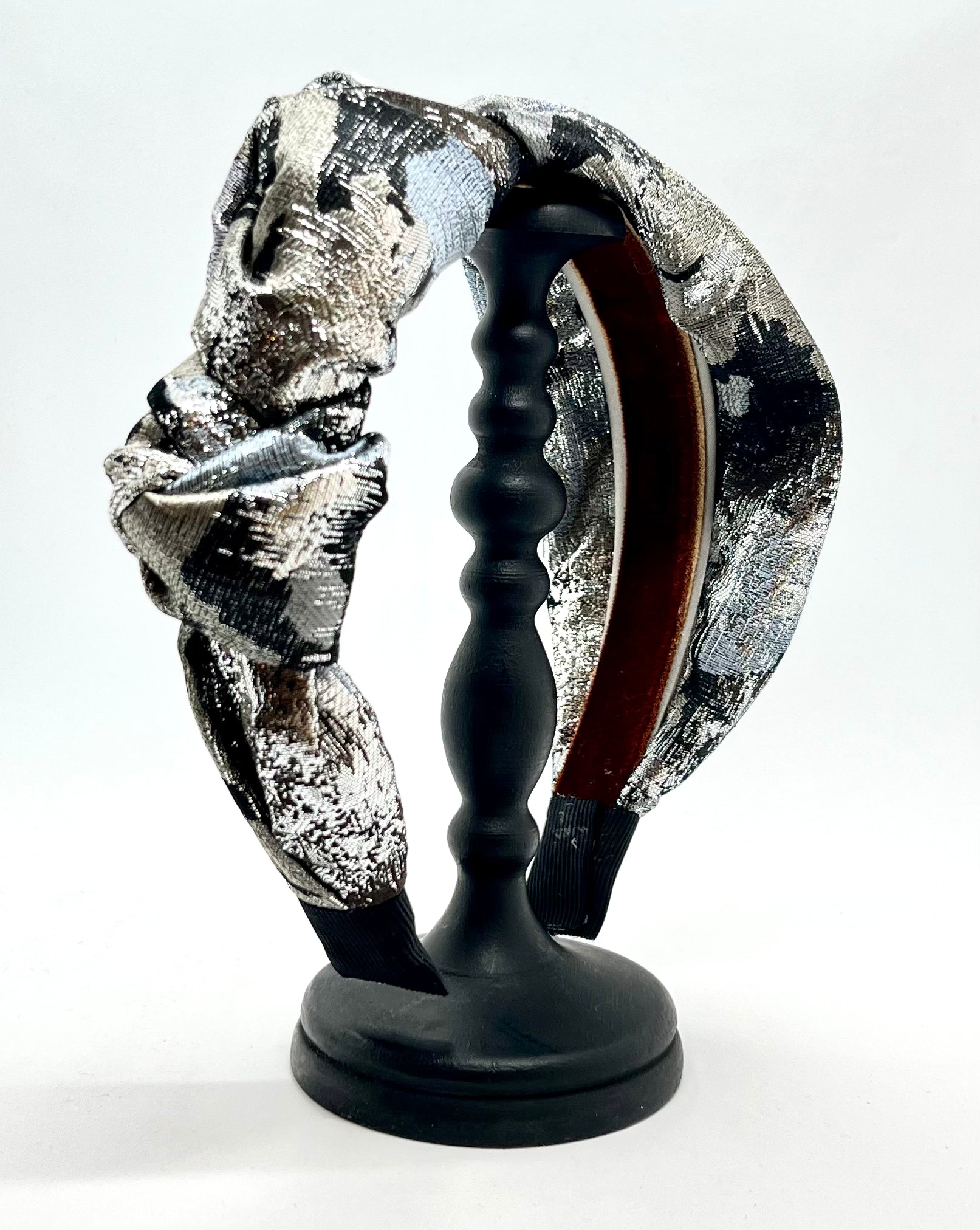 Merriwether Luster Knot Headband Mercury