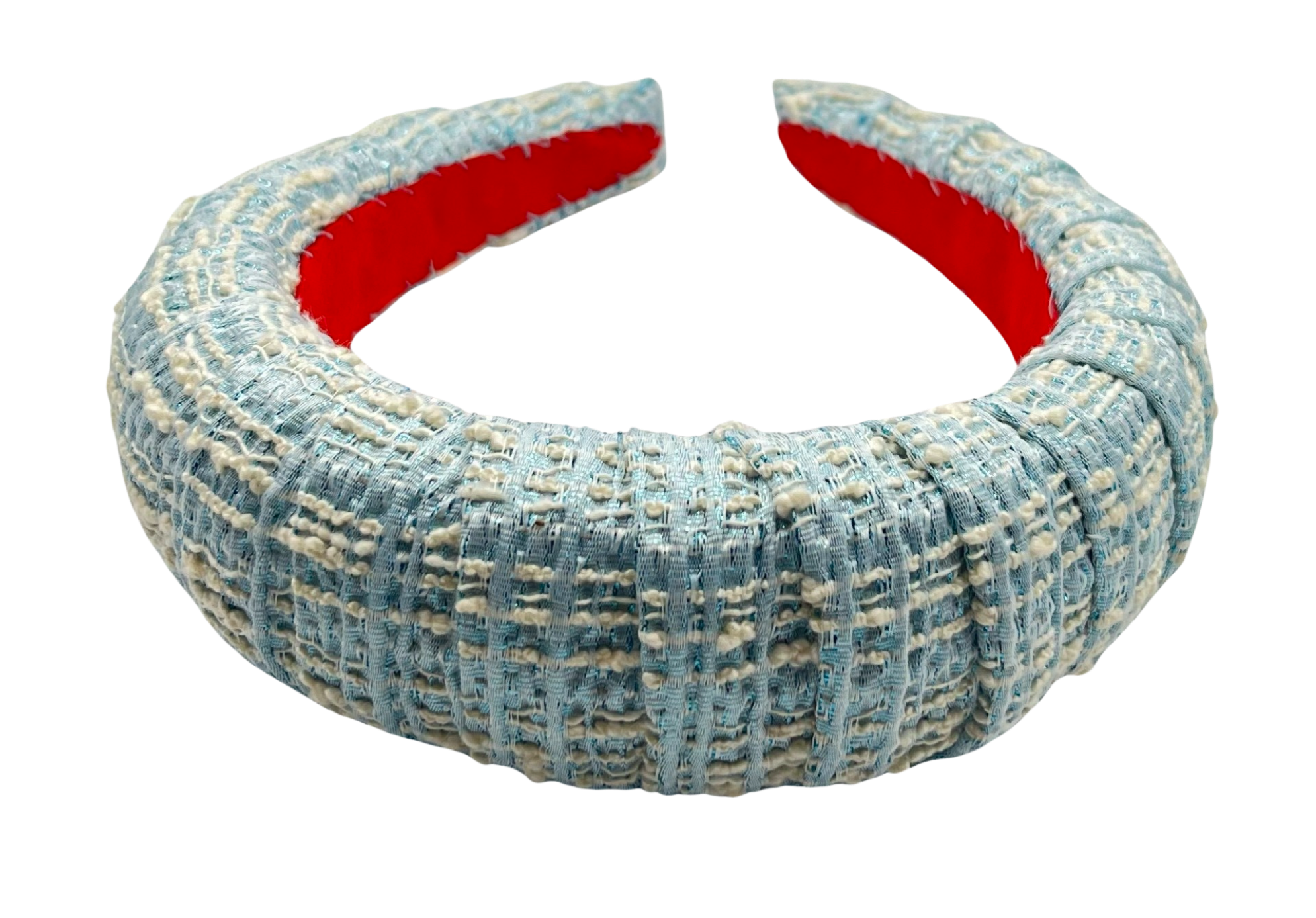 Prissy Croissant Headband Glitz Blue