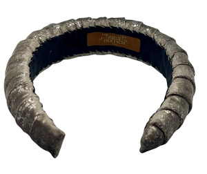 Merriwether Croissant Headband Glitz Grey