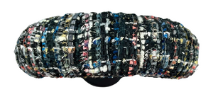 Ellen Croissant Headband Bouclè Black Blue Red