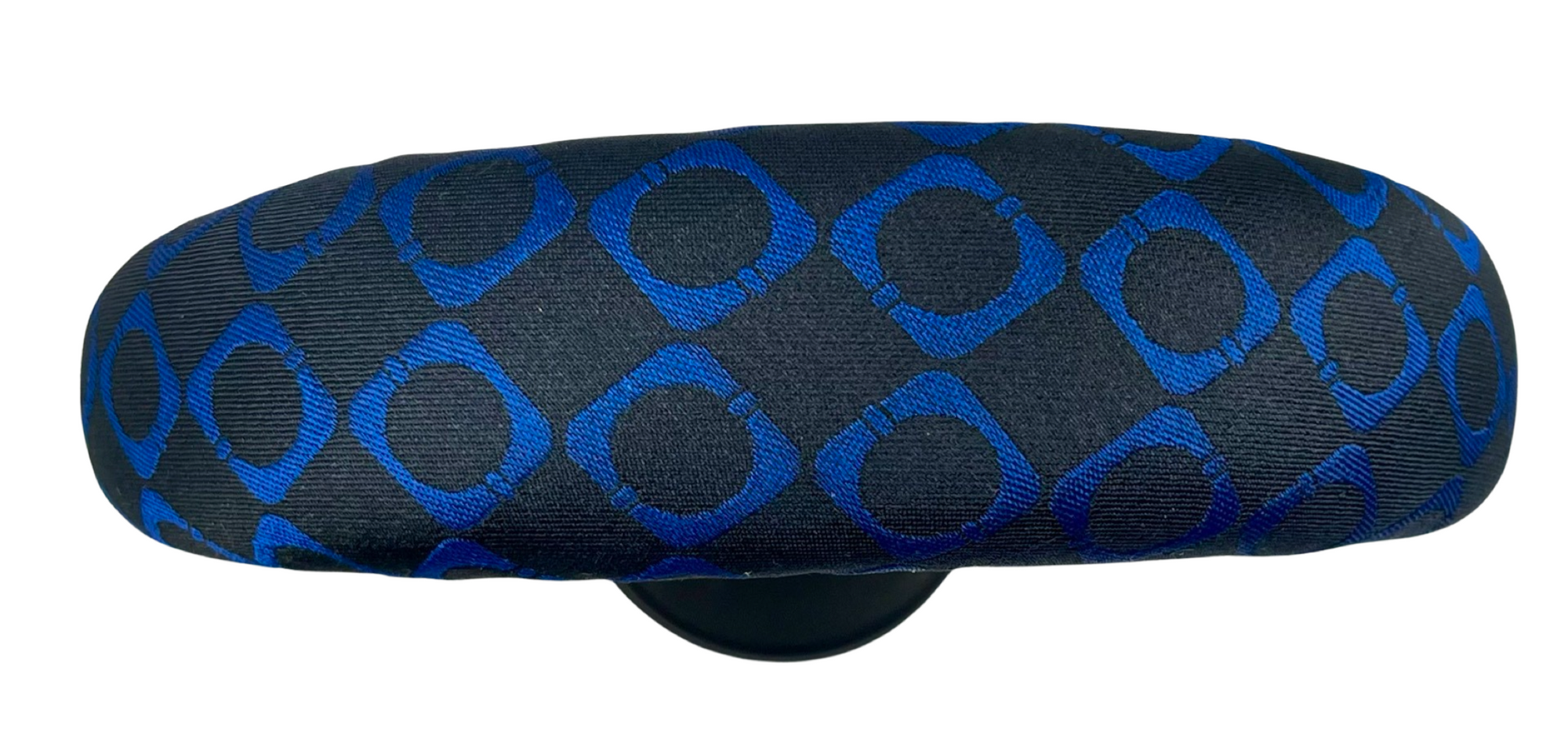 Merriwether Padded Headband Geo Black & Peacock Blue