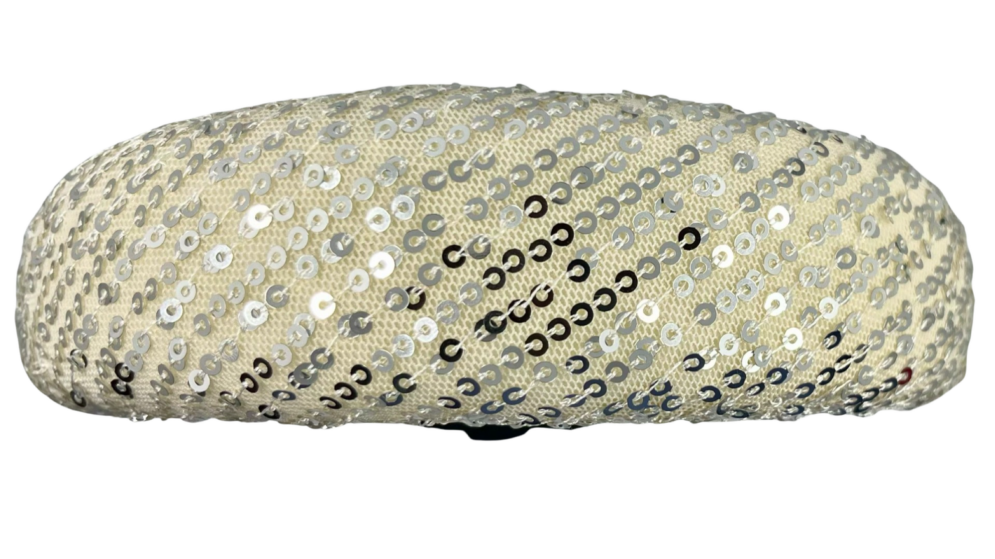 Emmie Padded Headband Off-White & Silver