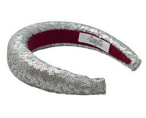 Emmie Padded Headband Silver