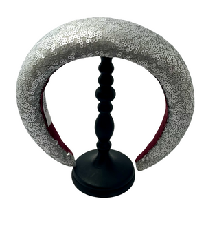 Emmie Padded Headband Silver