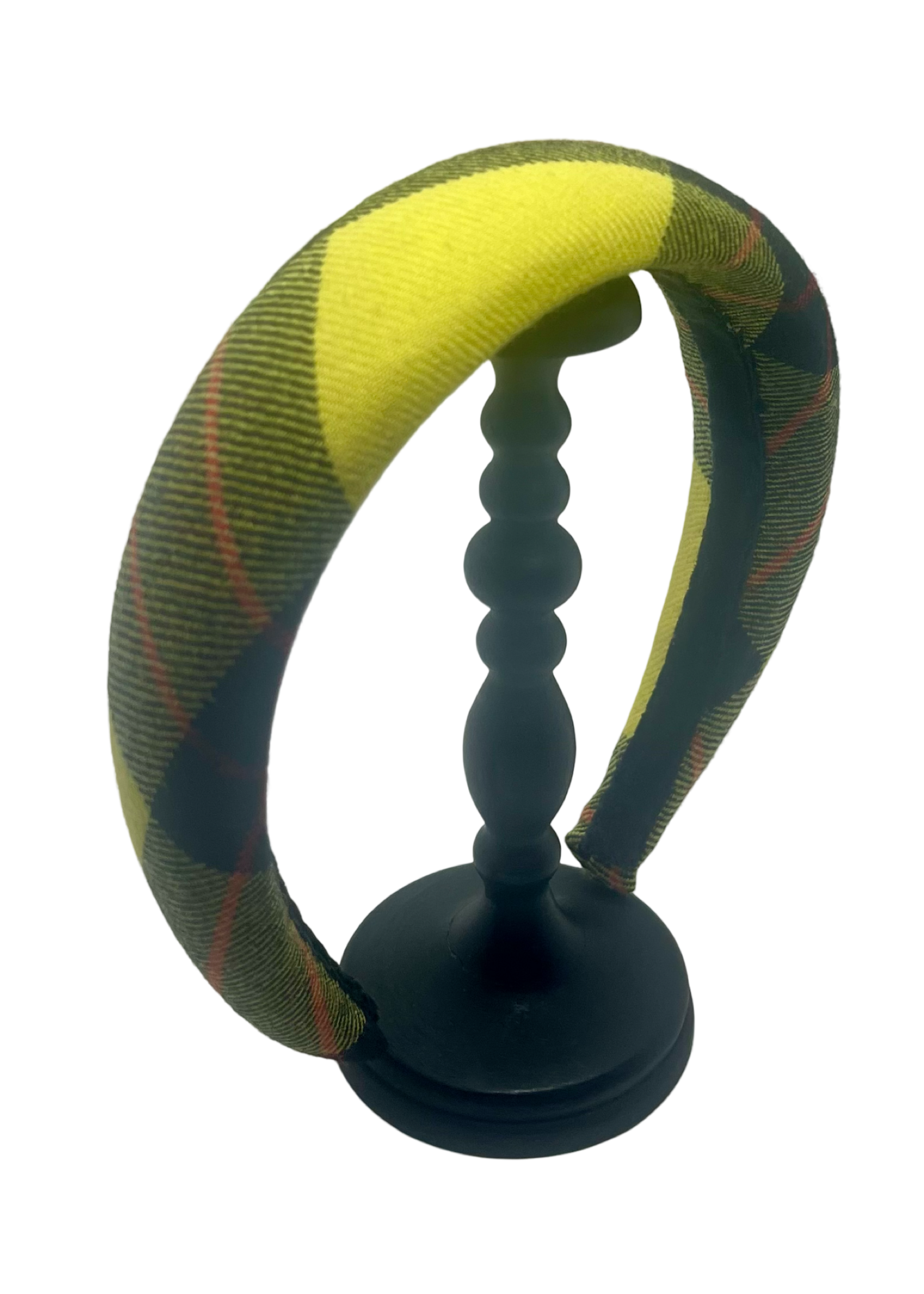 Suellen Padded Headband Plaid As If