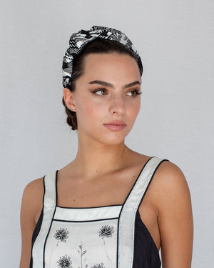 Merriwether Luster Knot Headband Mercury