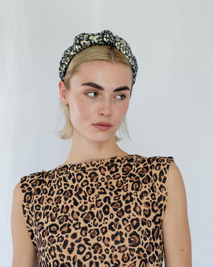 Merriwether Lustre Knot Headband Onça