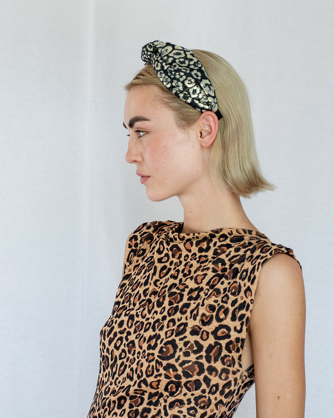 Merriwether Lustre Knot Headband Onça