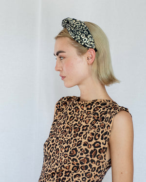 Merriwether Lustre Knot Headband Onça