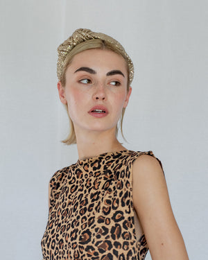 Emmie Flicker Knot Headband Gold