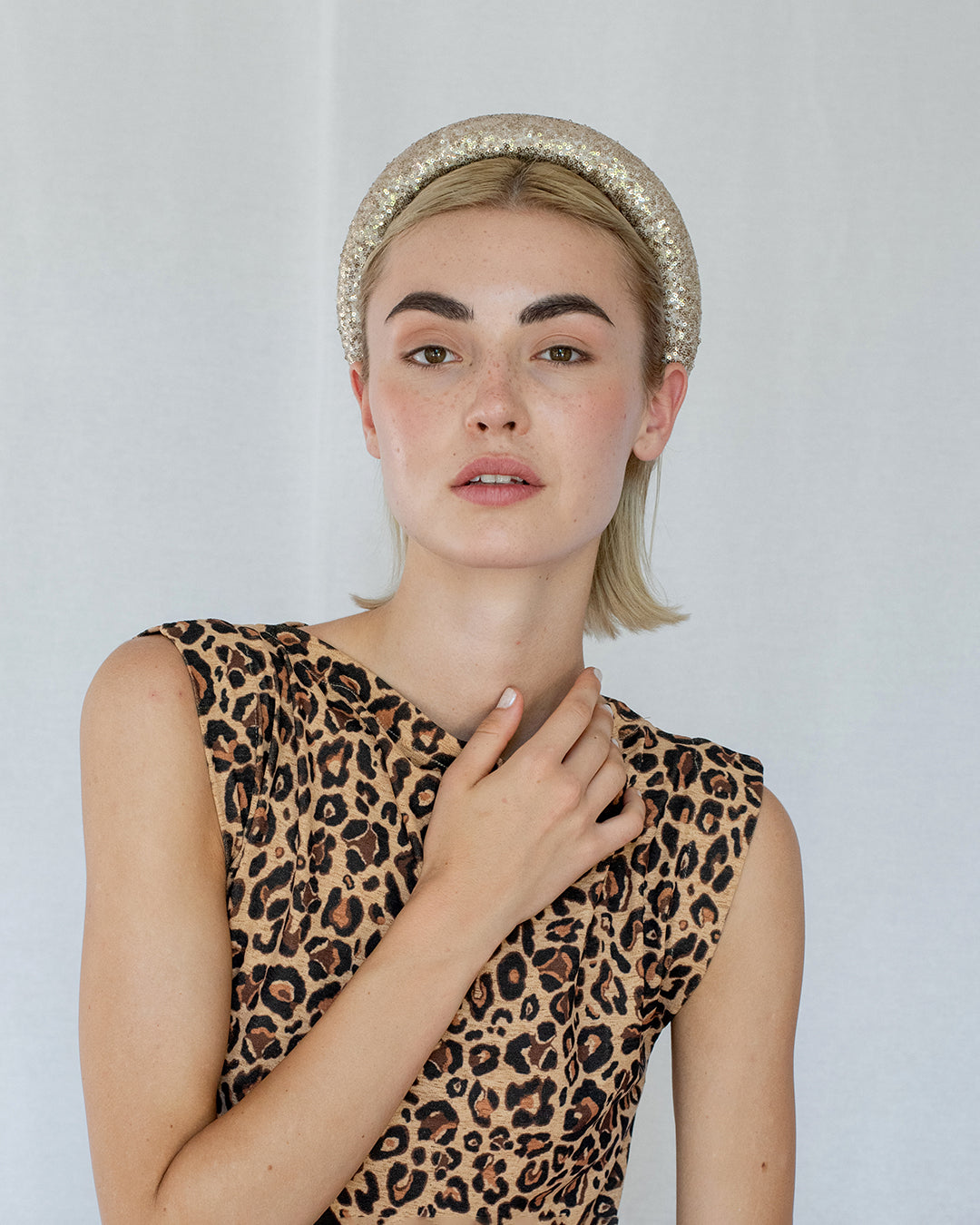 Emmie Padded Headband Gold