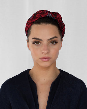 Merriwether Luster Knot Headband Baroque Bloom