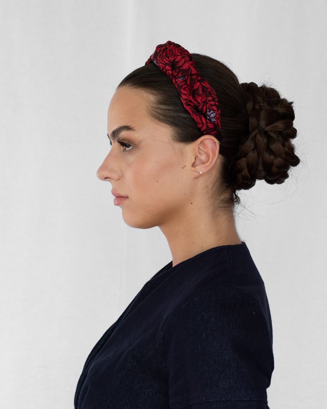 Merriwether Luster Knot Headband Baroque Bloom