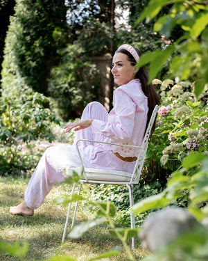 Melanie Croissant Headband Strawberry Sobert Pink