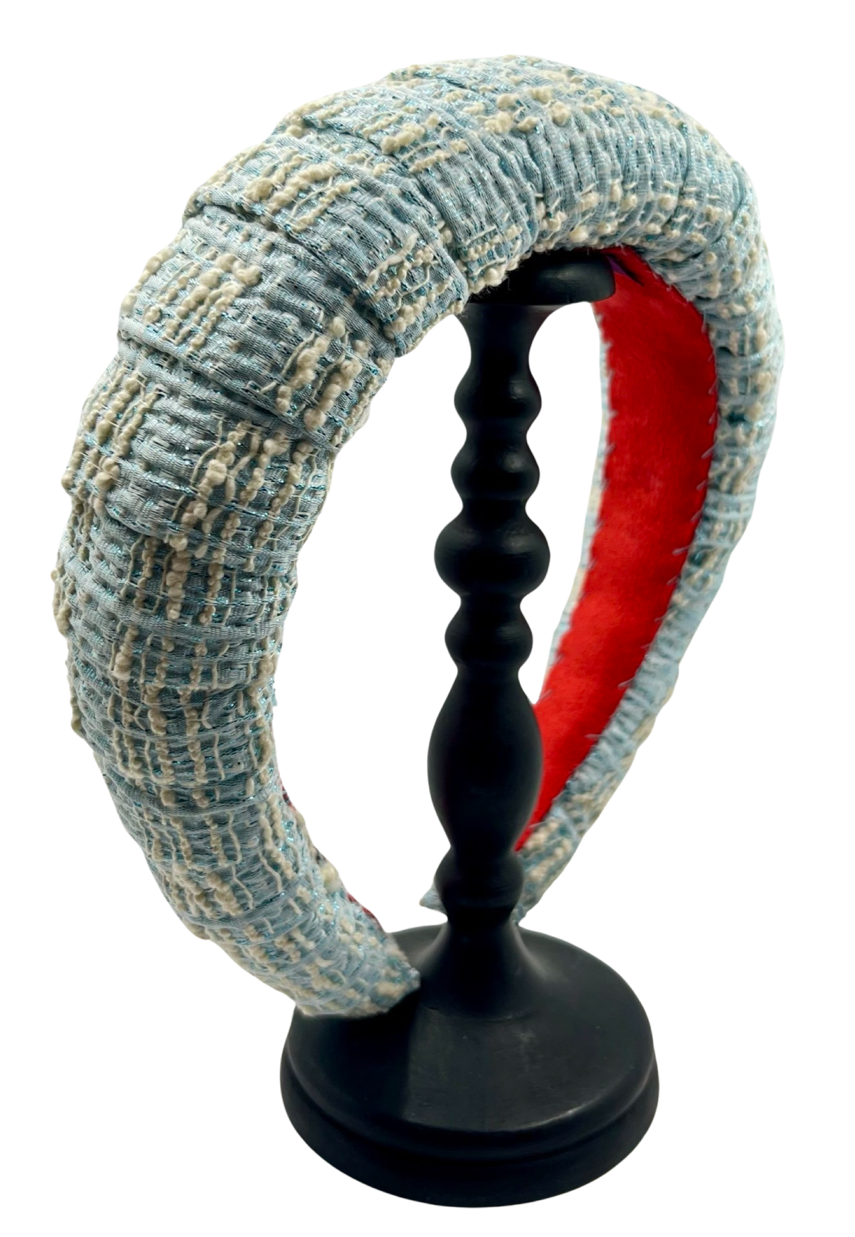 Prissy Croissant Headband Glitz Blue