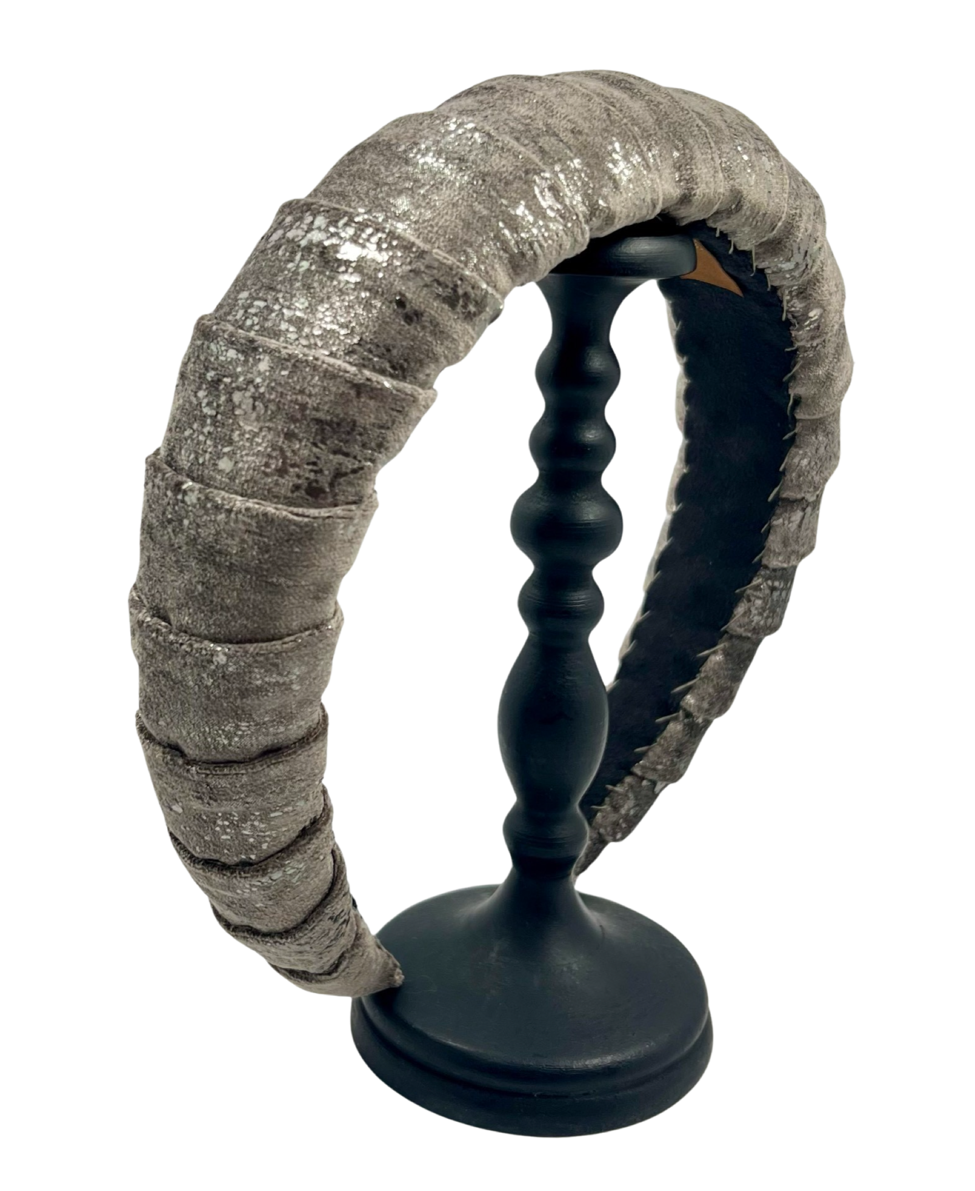 Merriwether Croissant Headband Glitz Grey