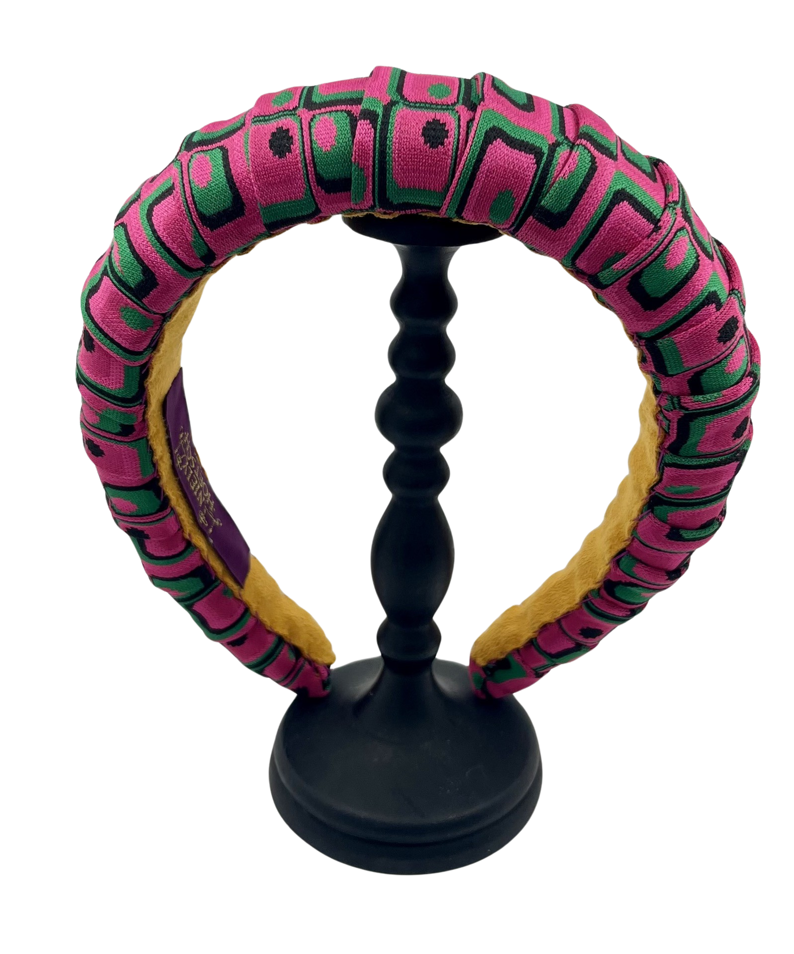 Merriwether Croissant Headband Geo Pink Mangueira