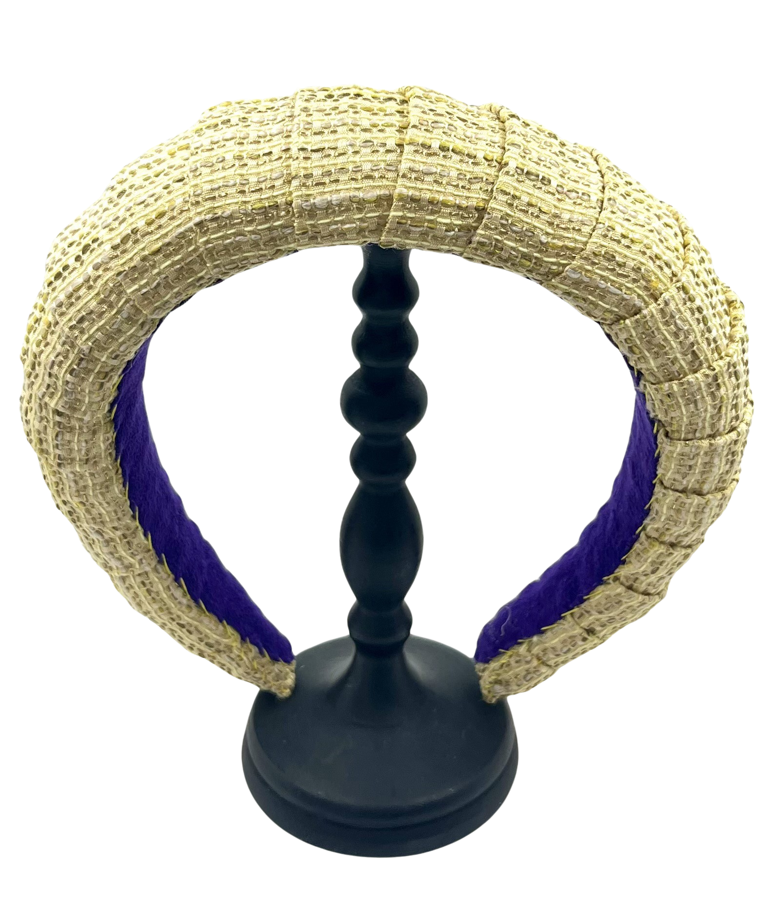 Prissy Croissant Headband Glitz Yellow